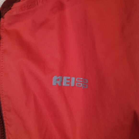 REI Co-op Kids Rain Jacket Size XL 18 Hooded Full Zip Pockets Fall Autumn - Picture 5 of 6